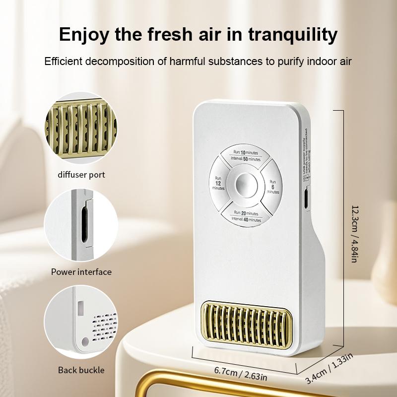 1PC, Pet cat air purifier, built-in sensor, automatically stops working, runs automatically, USB power supply, purifies air, cle