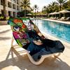 Superheroes Print Beach Towel Design, Soft, Lightweight. for Home Bathroom, Spa, Pool, Yoga, Surfing, Camping, Gift for Family, Friend