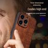 Apple 17 Phone Case: New Skin Feel, Printed Leather Texture, Drop-Proof, Protective Case for 12, 13, 15 Pro.