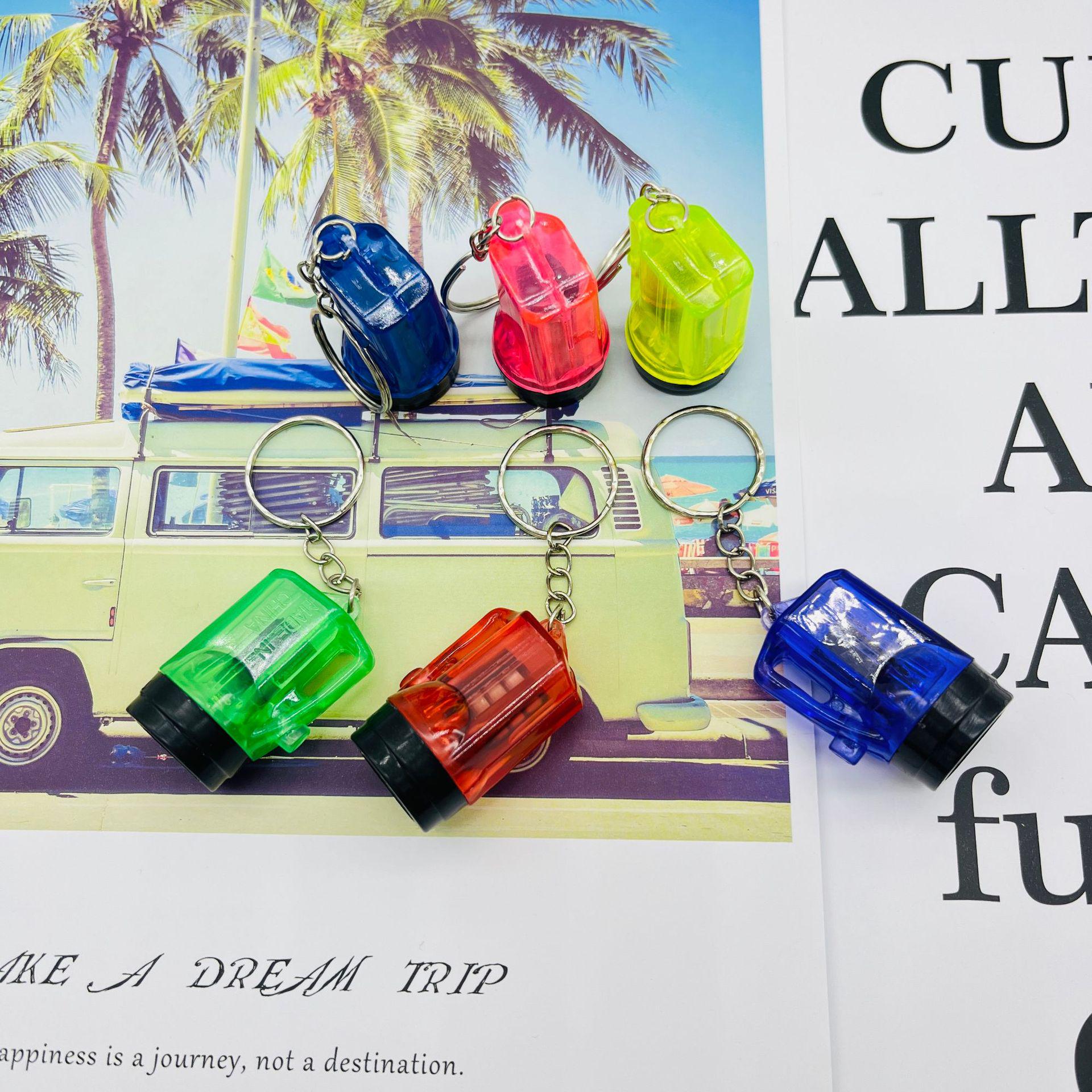 Детский светодиодный мини-фонарик-брелок - практичная и забавная подвесная игрушечная лампа