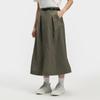 Fila Explore Trendy Minimalist Fashion Classic Retro Sports Outdoor Comfortable Versatile Loose Woven Casual Long Skirt Women Skirts A11W617302FDG