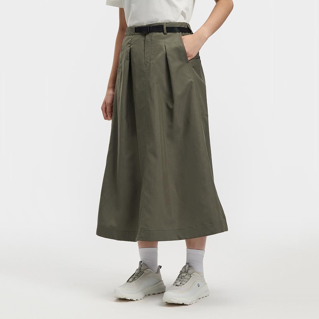 Fila Explore Trendy Minimalist Fashion Classic Retro Sports Outdoor Comfortable Versatile Loose Woven Casual Long Skirt Women Skirts A11W617302FDG