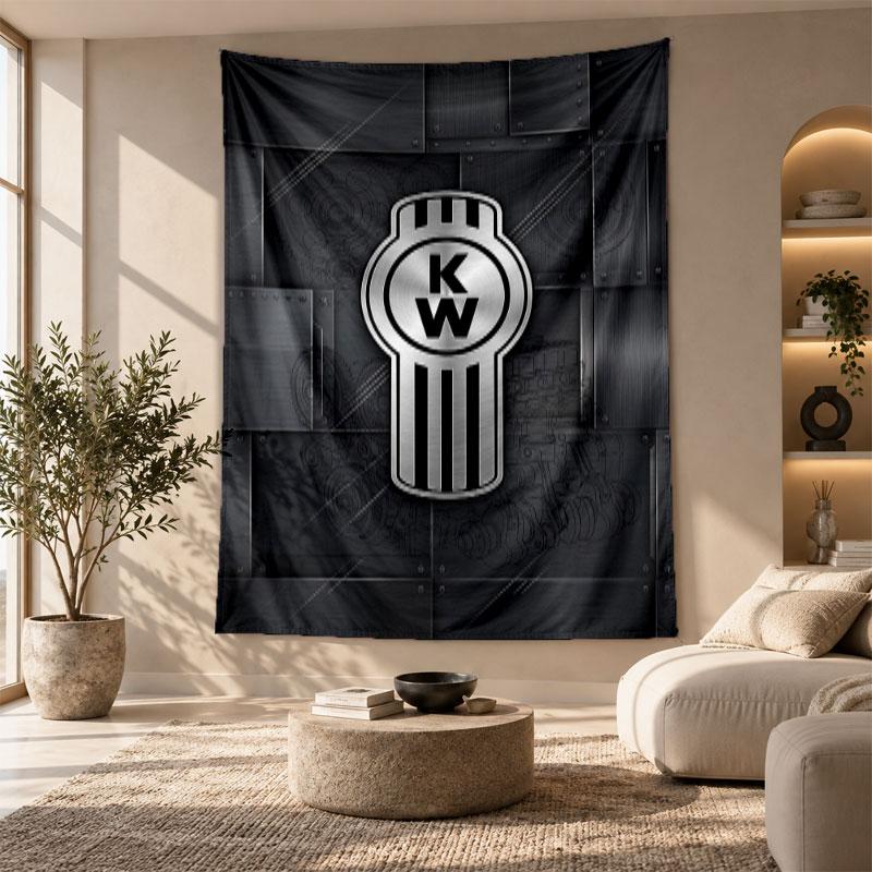 Decorative Tapestry,Kenworth Printed Wall Art, Lightweight Wall Hanging For Bedroom Background