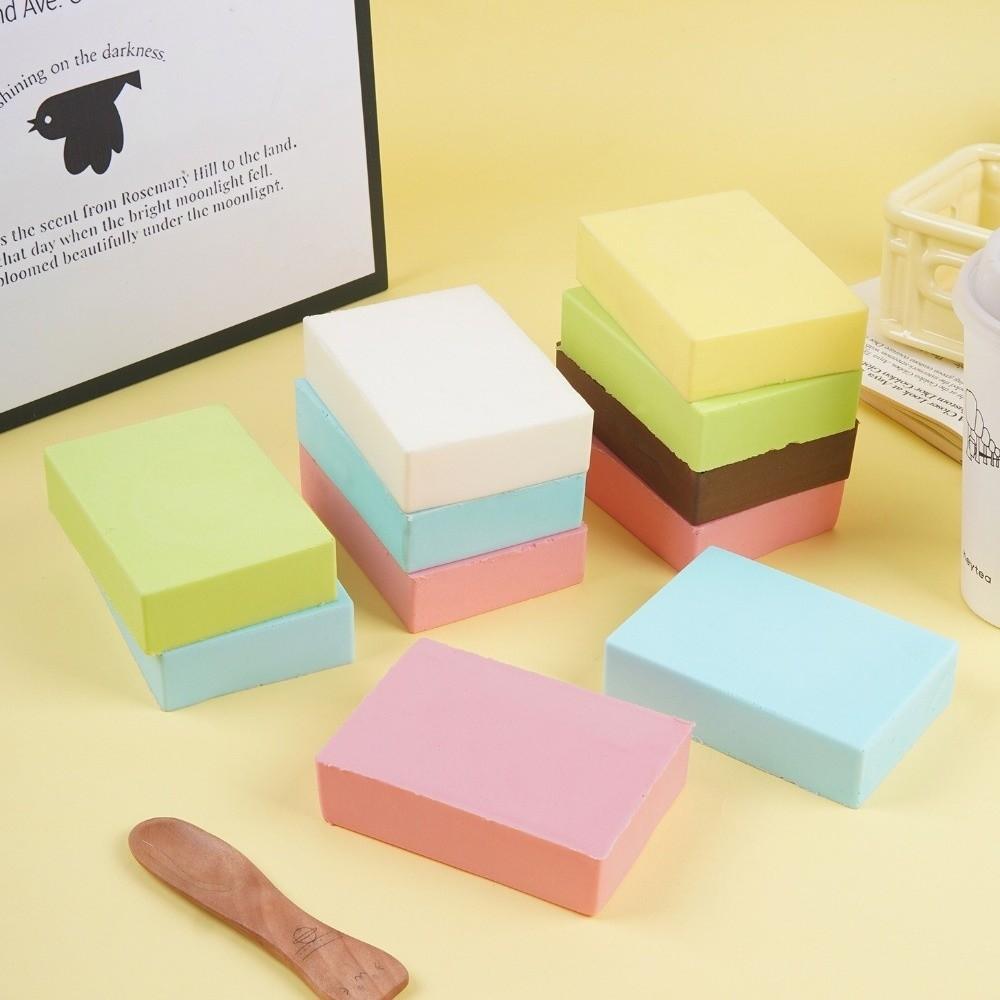 Slow Rising Milk Brick Squeeze Toy Soft Touch Milk Brick Fidget Toy Birthday Gift