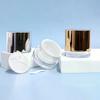 1pcs 20g/30g/50g Empty Acrylic Cream Jar With White Liner Cream /Lotion Bottle Cosmeitic Container Refillable Bottles With Spoon