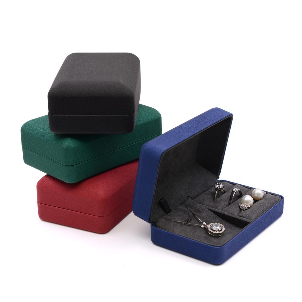 Tragbare Schmuckaufbewahrungsbox Ringe Ohrringe Reiseetui Eleganter Organizer Damen Halsketten Aufbewahrungsetui Diaplay Geschenkboxen