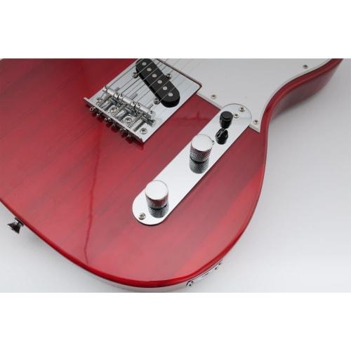 Musiclily Pro 1/4" Steel Flat Dome Knobs, Horizontal Thread, Metric/Inch Compatible, for Electric Guitars and Basses, Chrome (Set of 2)