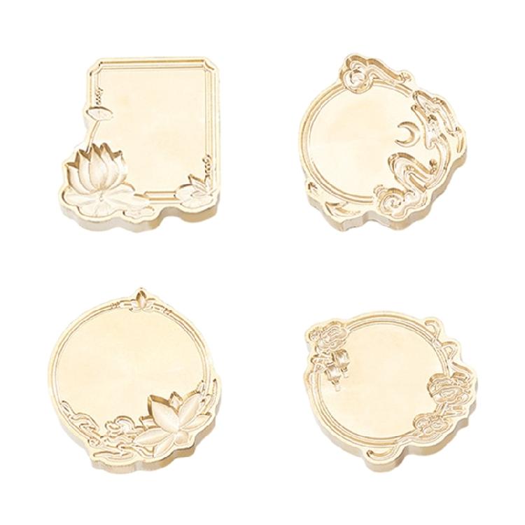 Photo Frame Sealings Wax Stamp Head Fire Paint Envelope Wedding Parties Invitation