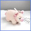 Cute Pink Piglet Plush Messenger Bag Large Capacity Cartoon Crossbody Shoulder Bag for Women