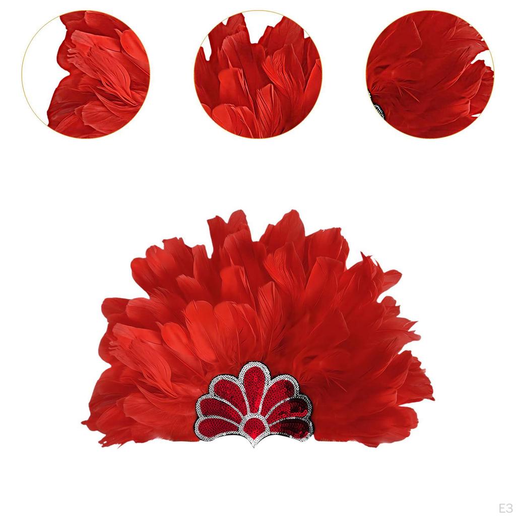 Feather Headband for Costume Events