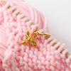 Needle Clip Knitting Accessories Hexagon Bee Crochet Locking Needle Clip Locking Stitch Markers