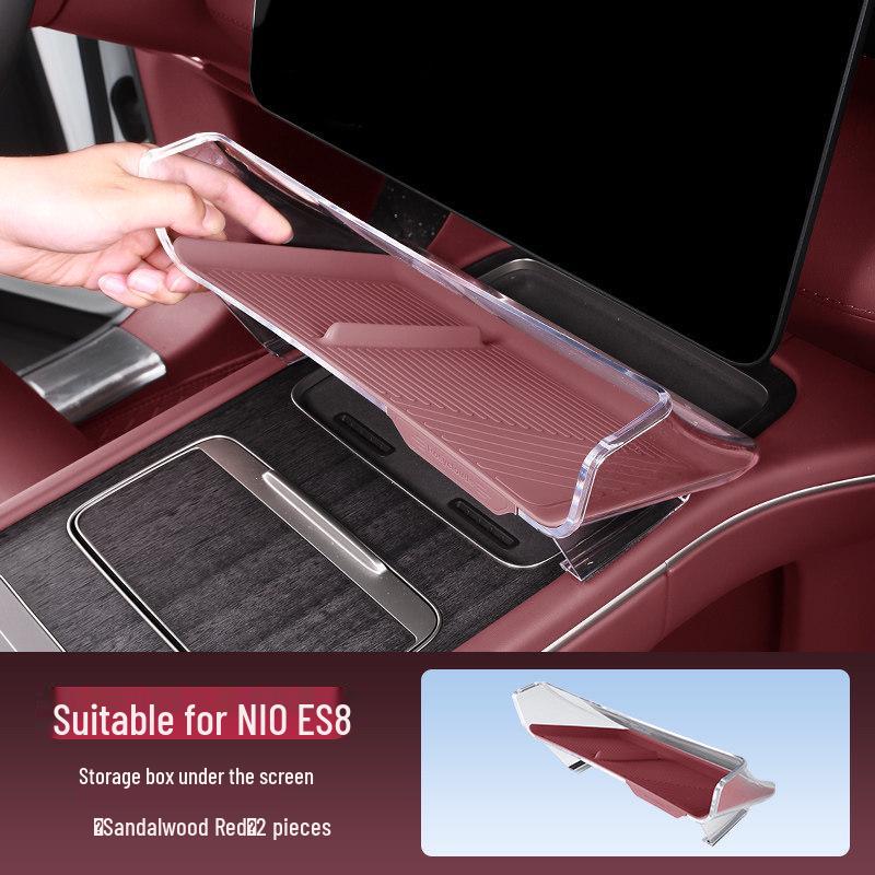 

NIO ES8 Under-Screen Storage Box for 26 Models - Car Interior Accessories