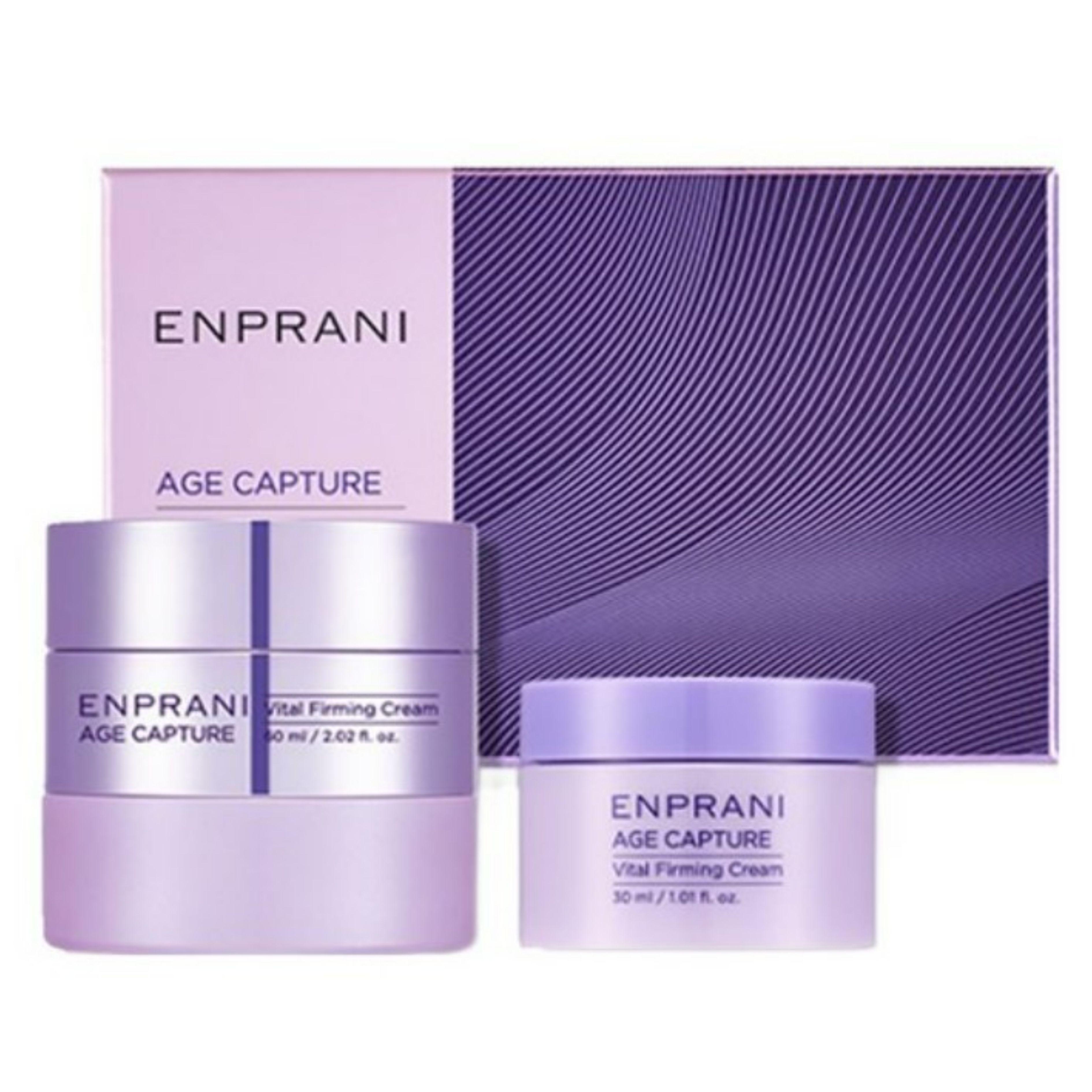 Enprani Age Capture Vital Firming Cream Set Anti-Aging & Elasticity Boosting Face Cream 60ml + 30ml