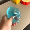 Bola Squishy de Maltose Azul Brinquedo Sensorial Anti-Estresse e Ansiedade Fidget Toy Macio de Rebote Lento Brinquedo de Apertar para Alívio do Estresse para Adultos