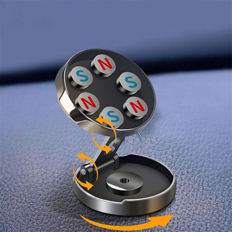 Car Magnetic Phone Holder 360 Rotating Universal Dashboard Mount Accessories Cars Phone Stand GZW