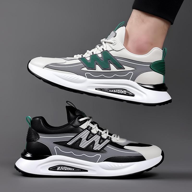 Men's Comfortable Wear-resistant Fashion Sports Shoes with All Casual Increase Mesh Lace-up Shoes Men Factory Wholesale