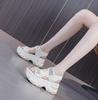 Fashion Versatile Thick Heel Sandals Women's Summer Outdoor Wear 2025 New Diamond Platform Heightening Casual Dad Sports Sandals