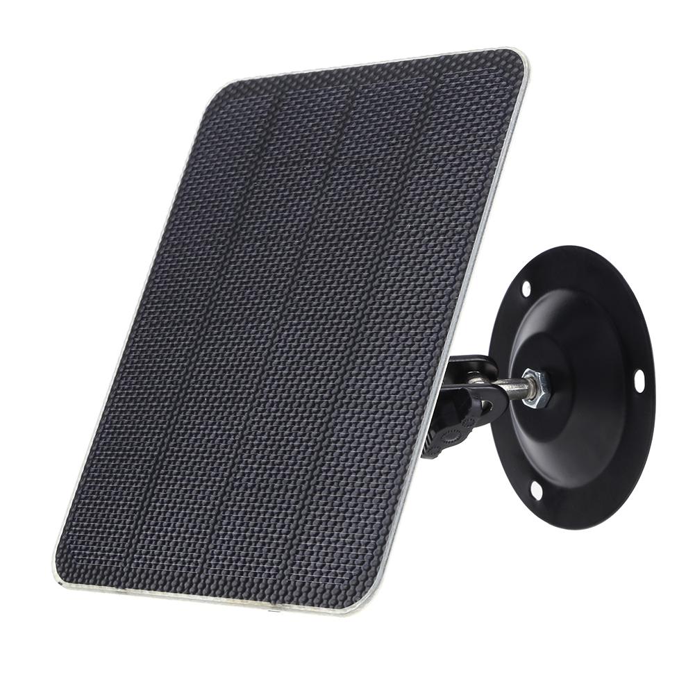 3W 5V IP Security Camera Charger 360 Adjustable Bracket Monocrystalline Solar Panel Charger for Wireless Outdoor Security Camera
