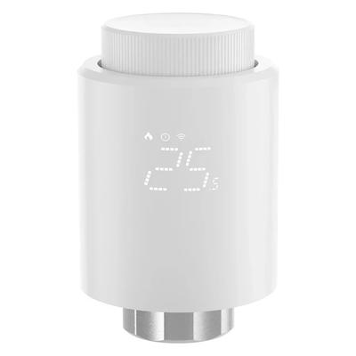 Thermostatic Radiator Valve for Zigbee Systems with Open Window Detection Voice and APP Control for Home Heating Safety