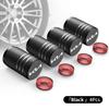 4pcs Car Wheel Tire Valve Caps Aluminum Airtight Covers Badge Emblem For KIA Stinger Optima Cerato Soul Venga Forte Spectra QD2