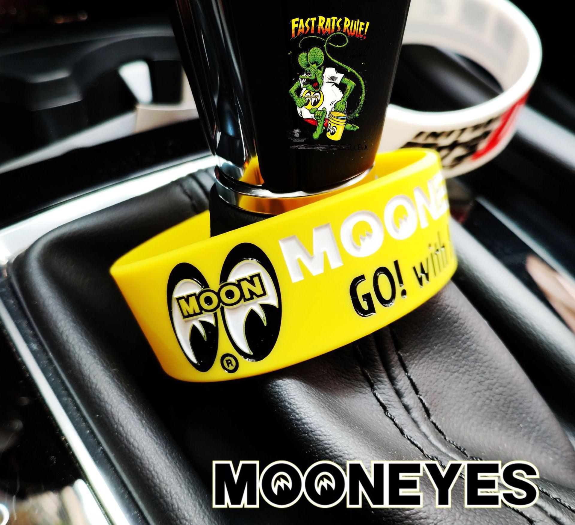 Mooneyes Big Eyes Car Gear Shift Kit Initial D Wristband Kumamoto Bear Bracelet Gear Lever Decorative Ring