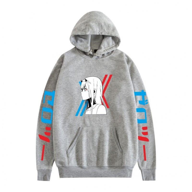 Anime Darling In Franxx Zero Two Kapuzenpullover Unisex Oversized Lässiger Pullover