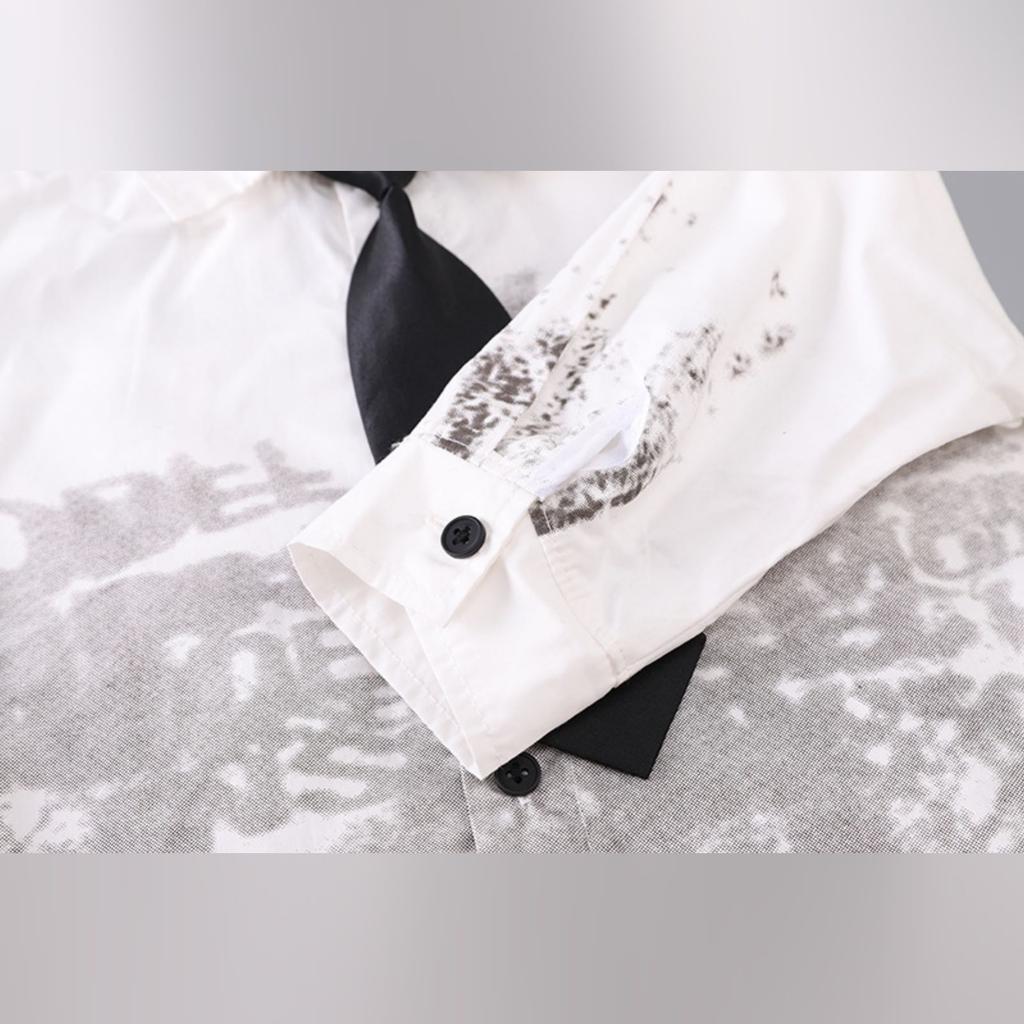 Kids Casual Long-Sleeve Set, Comfortable Daily Wear Outfits