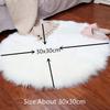 Soft Artificial Sheepskin Rug Chair Cover Bedroom Mat Artificial Wool Warm Hairy Carpet Seat Wool Wa