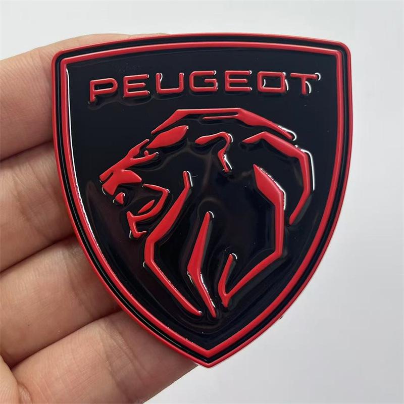 Наклейка з логотипом автомобіля Peugeot: Модифікація персоналізації для щитка, багажника та боковин