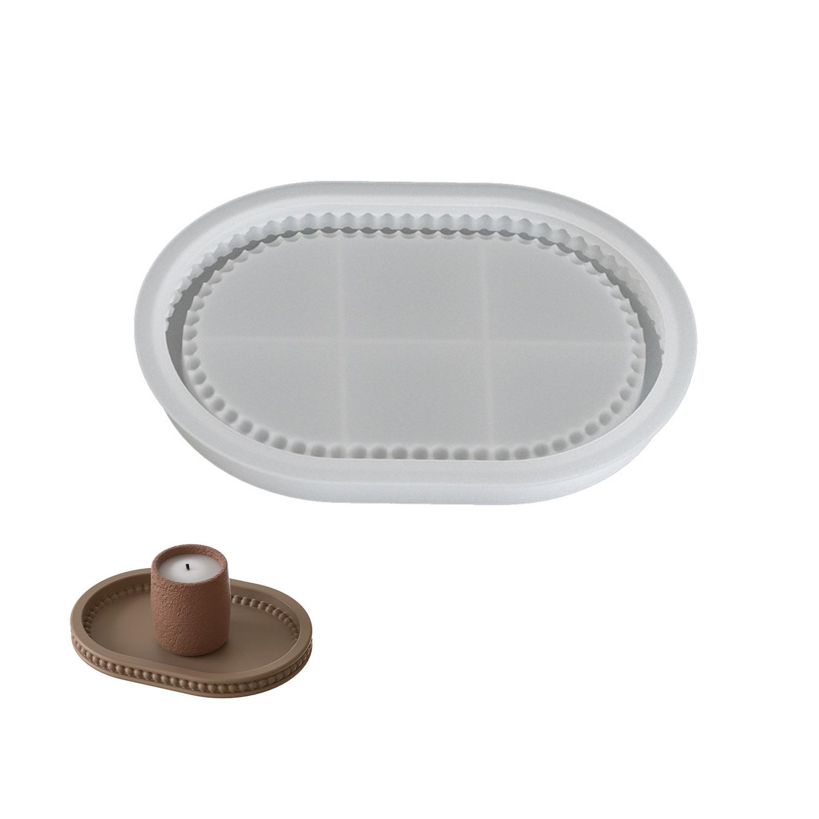 

Многоцелевой большой овальный силиконовый поднос в форме тарелки добавляет тепла, портативный, подходит для домашних посиделок и демонстрации в кофейнях S