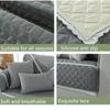 Linen Solid Color Sofa Mat Fashion Minimalist Anti Slip Seat Cushion Washable All-season Universal Dustproof Furniture Cover