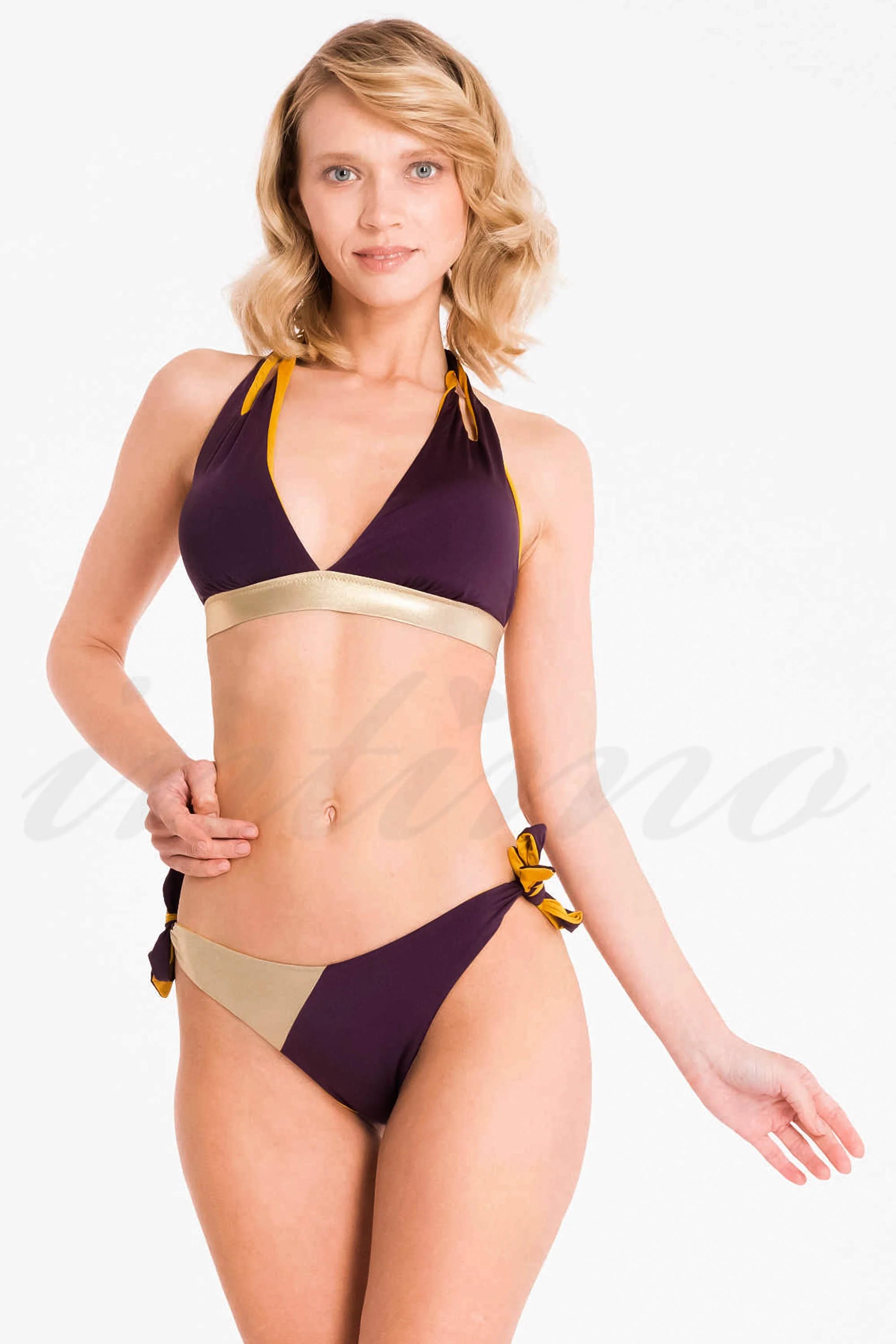 

Купальник із ущільненою чашкою, плавки бразиліана Vacanze Italiane (73341) 46B/L вероніка кольору