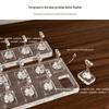 Transparent Acrylic Cat Eye Nail Plate Holder for Manicure