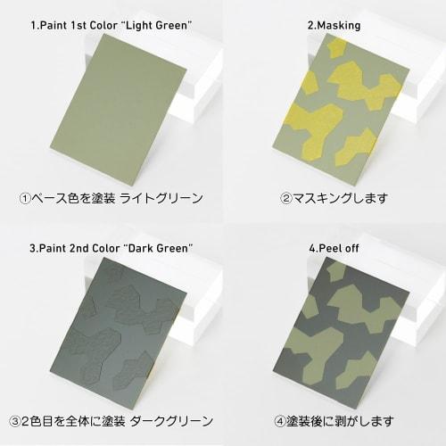 HiQ Parts Sprinter Camouflage Masking Stickers (SPC-MSK2) - 2 S/2 M Masking Stickers for Plastic Models