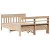 Solid Wood Bed without Mattress 160 x 200 cm Pine Wood