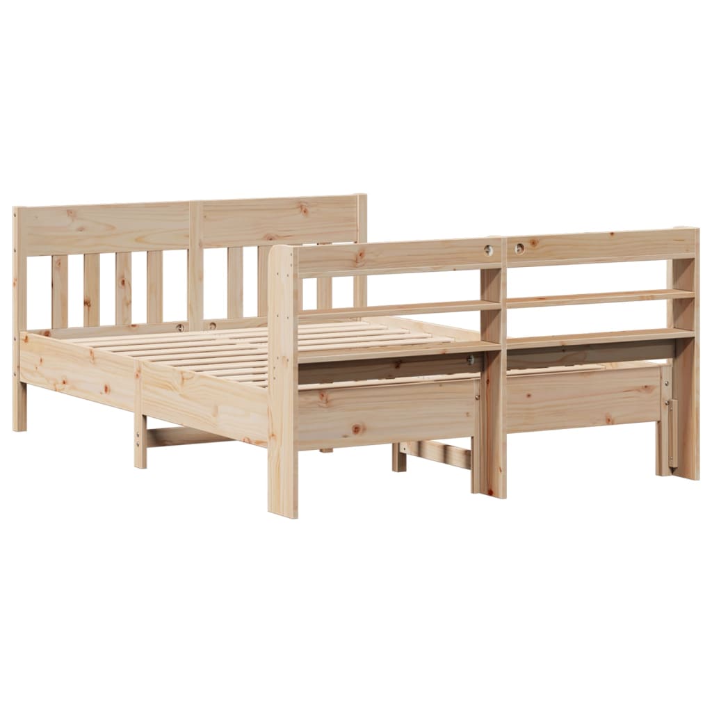 Solid Wood Bed without Mattress 160 x 200 cm Pine Wood
