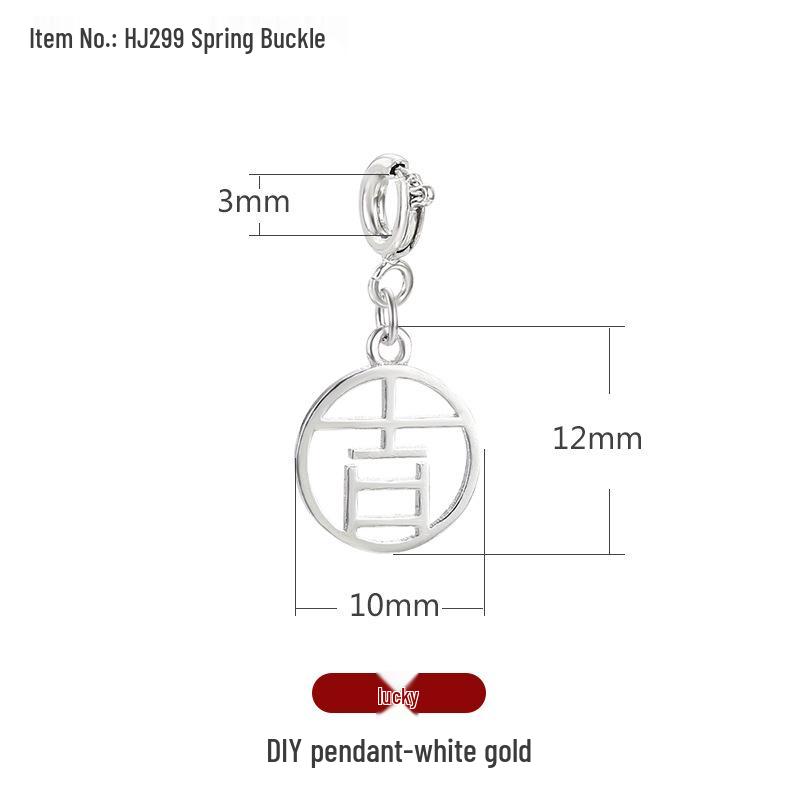 Přívěsky na náramek s charakterem Fu: Zlaté pískové přívěsky a distanční korálky pro DIY šperky