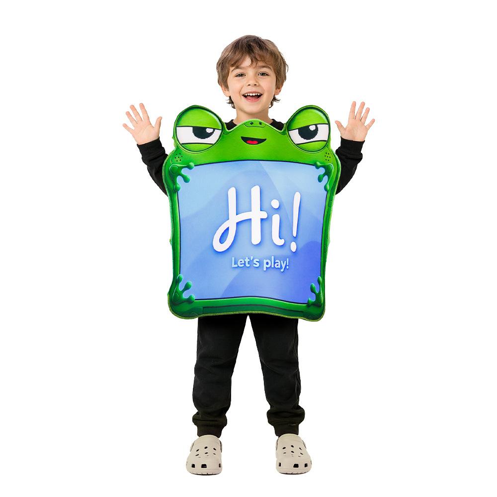Cartoon Square Frog Lilypad Costume Set