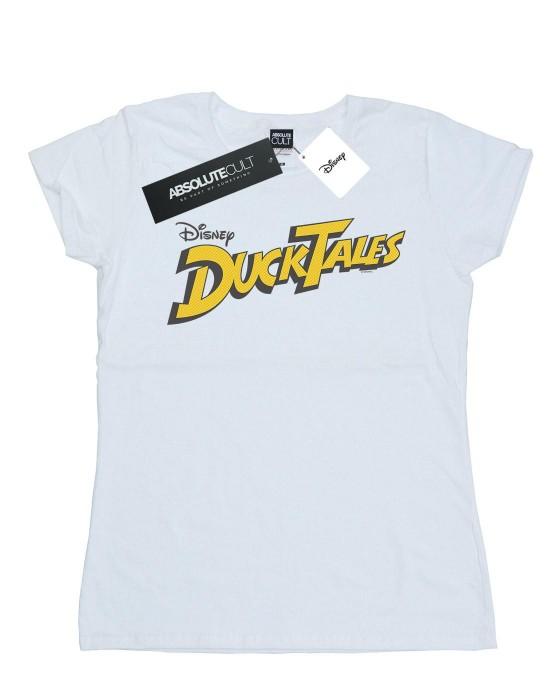 Disney Womens/Ladies Duck Tales Logo Cotton T-Shirt