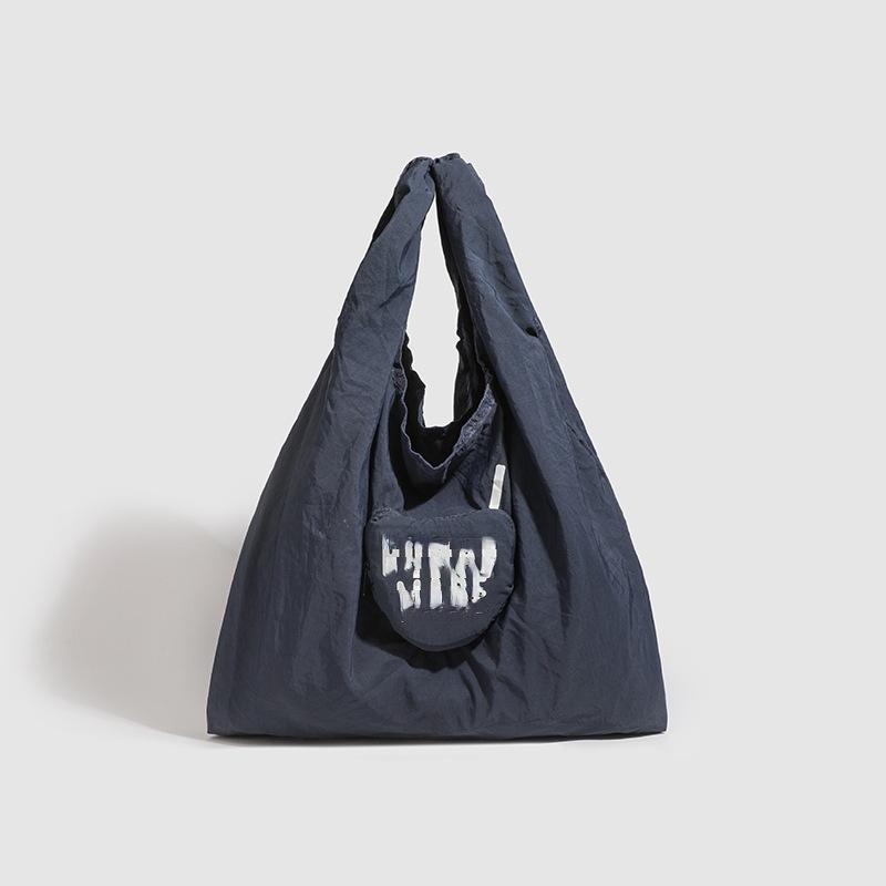 Водоотталкивающая сумка для покупок, сумка для хранения, легкая и модная сумка-тоут синий