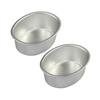 2Pcs Oval Cheesecakes Pans NonStick Cake Pans Aluminum Cake Molds