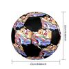 Pallone da Calcio Colorato Cucito a Macchina PVC Misura 5 Pronto per Allenamento di Squadra e Competizione Resistente Alto Rimbalzo Raffreddamento Regalo Sportivo