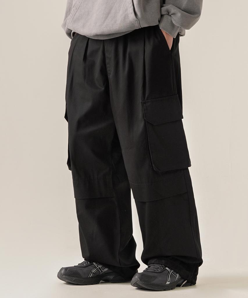 PERSTEP Fixer Flap Cargo Pants Black Hylp4577