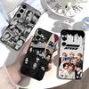 Heißes Y-ATEEZ Kpop Handyhülle für Samsung Galaxy A73, A21s, A22, A31, A52, A53, A71, A41 Weiche Schwarze Hülle