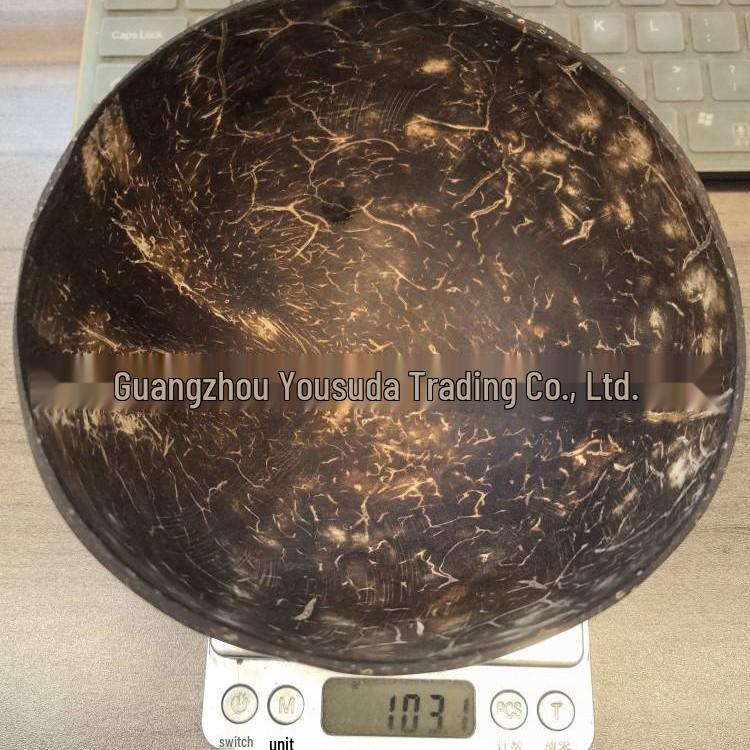 Eco-Friendly Coconut Shell Bowl for Desserts and Snacks