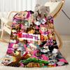 Masha Bear Blanket Comfortable Perfect for Office Picnics Seaside All-Season Use Warmthful Decor Birthday Christmas Gift Blanket