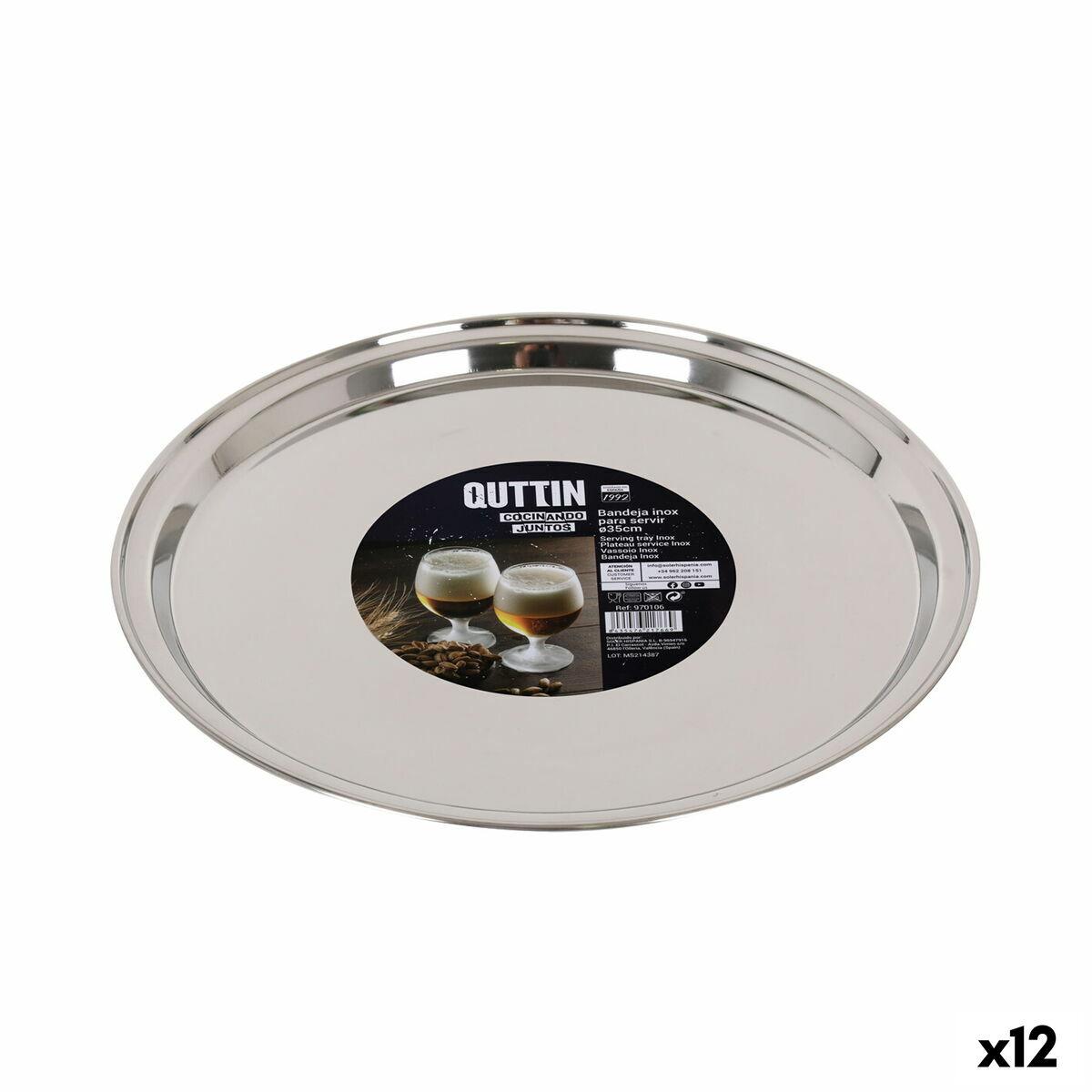 

Поднос для куттина ø 35 x 2 см (12 единиц) TU прозрачный