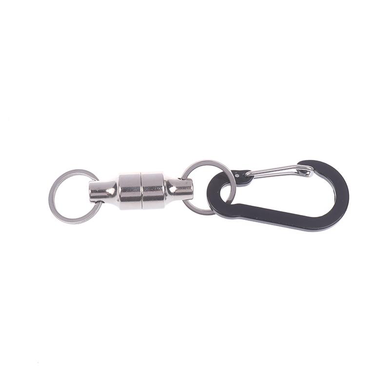 

Магнитный держатель для освобождения сети со спиральным шнуром, инструменты для ловли рыбы нахлыстом, сильный магнитный карабин, быстрая пряжка, веревка, препятствующая падению