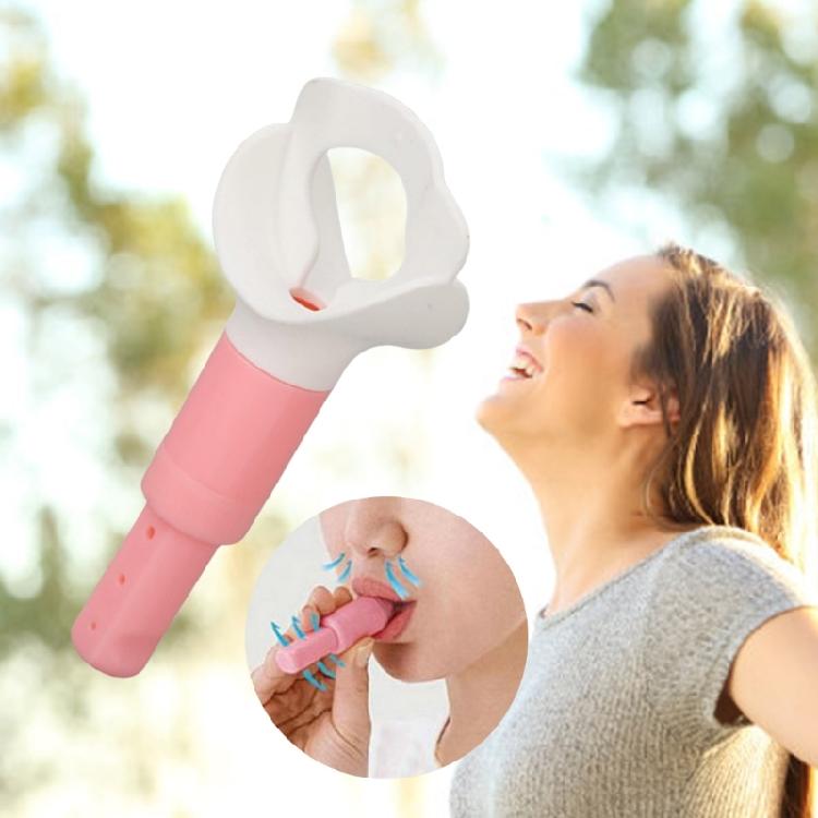 Abdominal Breathing Exerciser Trainer  Portable Lung Exerciser Breathing Exercise Device Improve Strength and Endurance