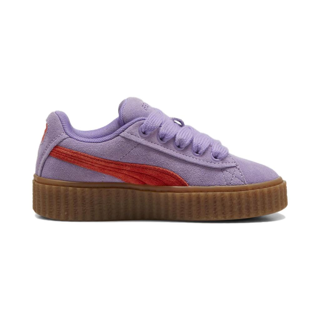 Fenty X Puma Creeper Phatty Little Kid Lavender Burnt Red Kids Sneakers Purple Lavender-Alert Gum 396830-03